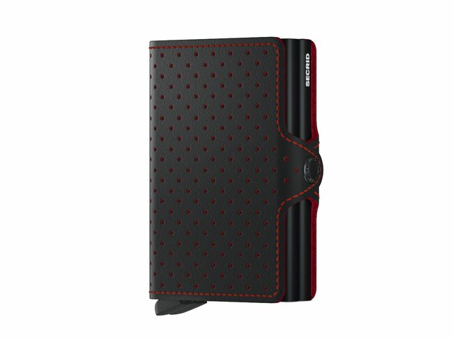 Secrid | Porte-Cartes | Twinwallet | Perforated | TPf-Black Red