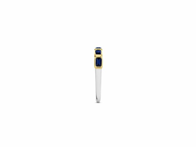 Ti Sento | Bague | Bicolore | Pierres Bleues | 12274BY Ti Sento | Bague | Bicolore | Pierres Bleues | 12274BY