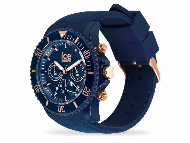 Ice-Watch | Ice Chrono | Dark Blue Rose-Gold | Large | 020621