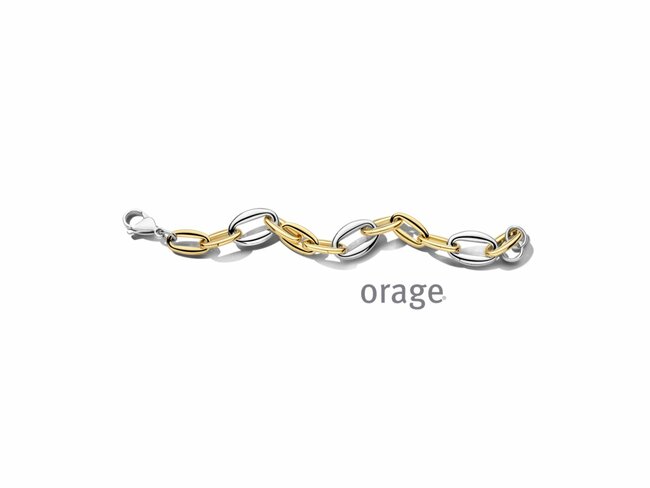 Orage | Bracelet | Acier Inoxydable | Bicolore | AT147