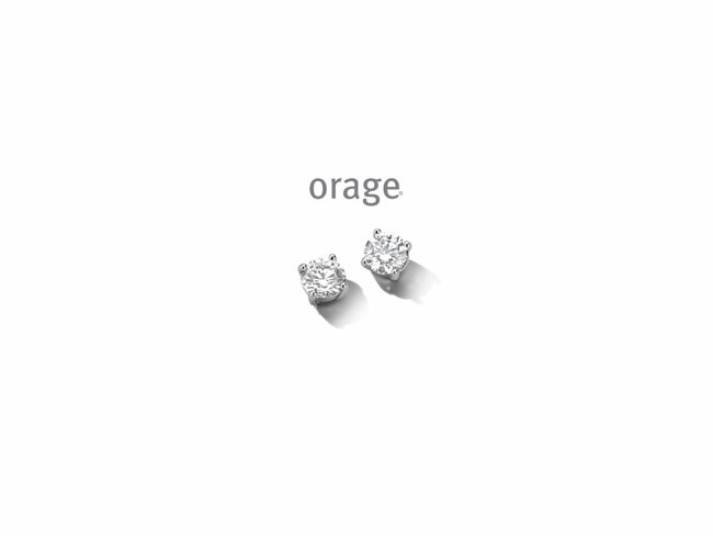Orage | Boucles d'Oreilles | Argent | Oxyde De Zirconium | AW077