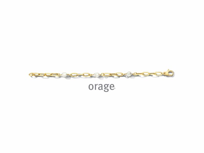 Orage | Bracelet | Plaqué Or | Perles d'eau Douce | AT035