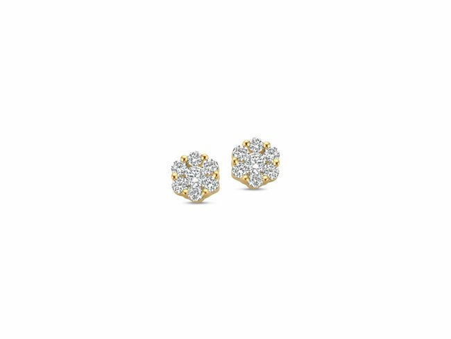 Loumya Gold 18K | Boucles d'Oeilles | Or Jaune | Diamants | 93BD19/A