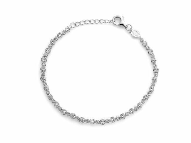 Naiomy Silver | Bracelet | Argent | Oxyde De Zirconium | N2J57