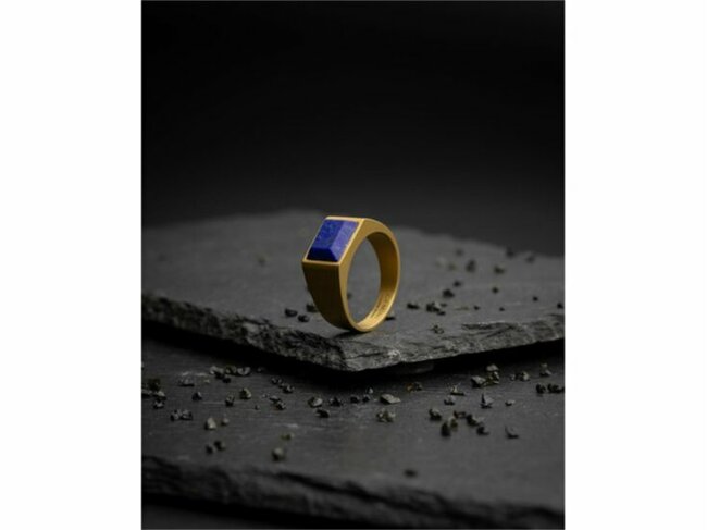 GEMINI | Chevalière | Homme | Titane | Lapis Lazuli | CRE05 GEMINI | Chevalière | Homme | Titane | Lapis Lazuli | CRE05