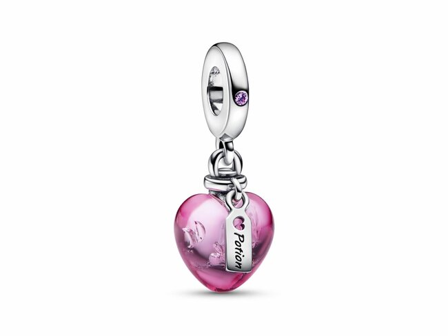 Pandora | Charm | Coeur en Verre de Murano | Potion D'Amour | 792509C01