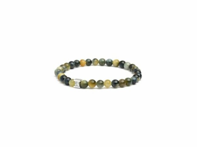 GEMINI | Bracelet | Lucky Tiger | Oeil de Tigre | 6mm | GSIX5