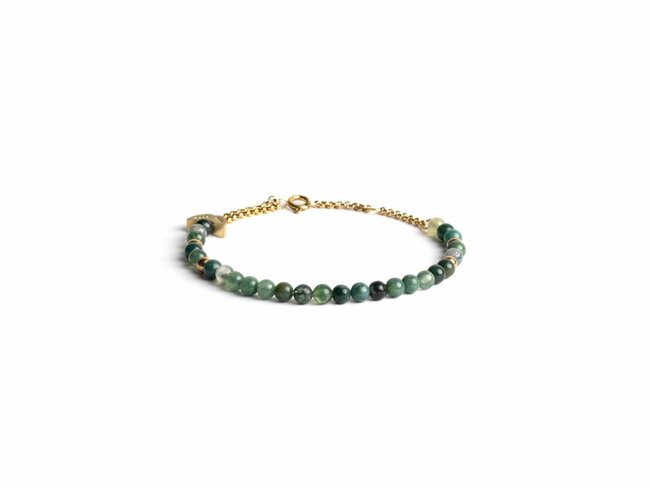 Didyma | Bracelet | Chania | Green | Agate | 4mm | CH6