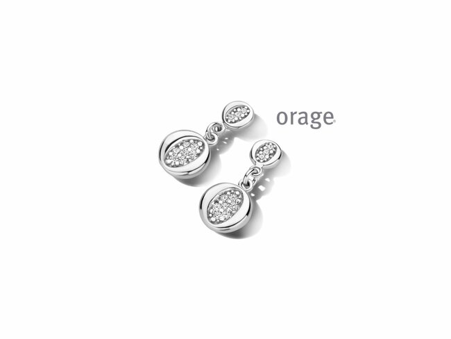 Orage | Boucles D'Oreilles | Argent | Oxyde De Zirconium | AT213