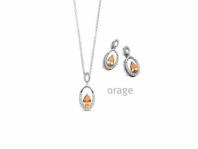 Orage | Boucles D'Oreilles | Oxyde De Zirconium | AT204