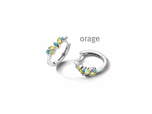 Orage | Boucles D'Oreilles | Argent | Oxyde De Zirconium | AT259 Orage | Boucles D'Oreilles | Argent | Oxyde De Zirconium | AT259