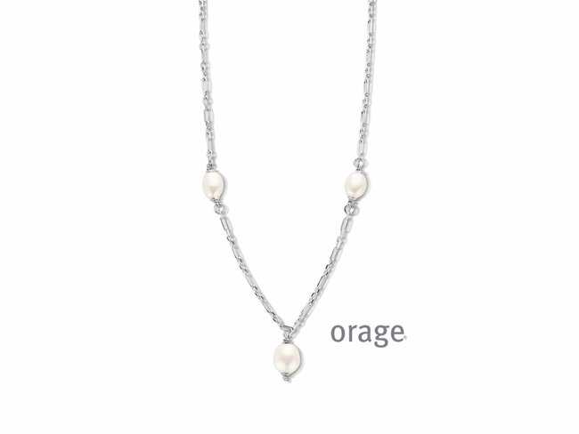 Orage | Collier | Argent | Perles | AT270