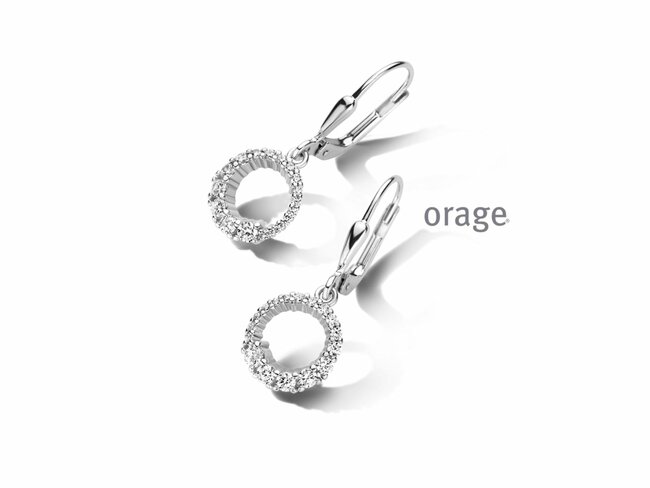 Orage | Boucles D'Oreilles | Argent | Oxyde De Zirconium | AT277 Orage | Boucles D'Oreilles | Argent | Oxyde De Zirconium | AT277