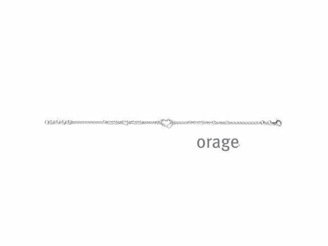 Orage | Bracelet | Argent | Coeur | AT291