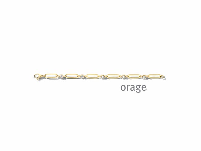 Orage | Bracelet | Plaqué Or | Oxyde de Zirconium | AT328