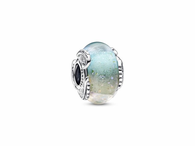 Pandora | Charm | Verre de Murano | Multicolore & Plume Courbe | 792577C00 Pandora | Charm | Verre de Murano | Multicolore & Plume Courbe | 792577C00
