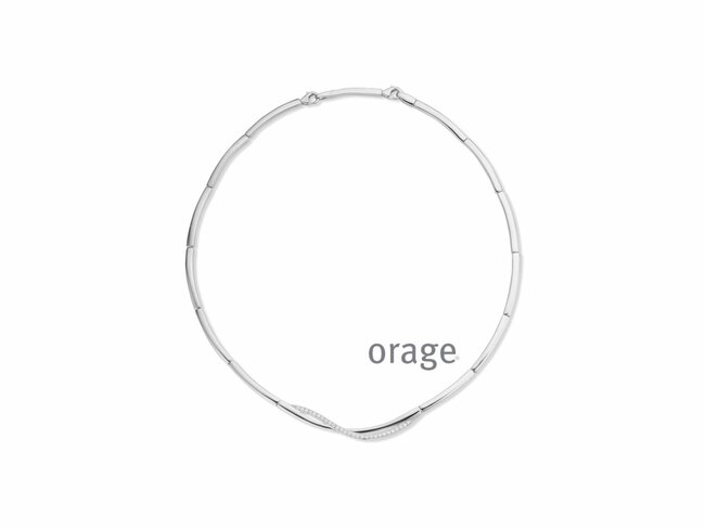 Orage | Collier | Argent | Oxyde De Zirconium | AR020