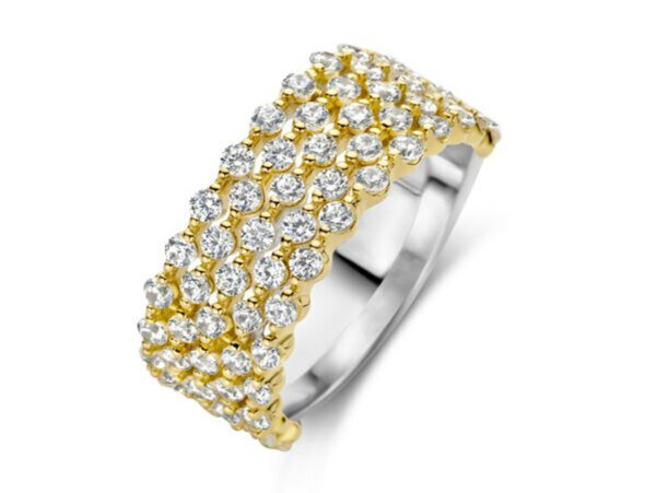 Naiomy Silver | Bague | Plaqué Or | Oxyde de Zirconium | N3C57 Naiomy Silver | Bague | Plaqué Or | Oxyde de Zirconium | N3C57