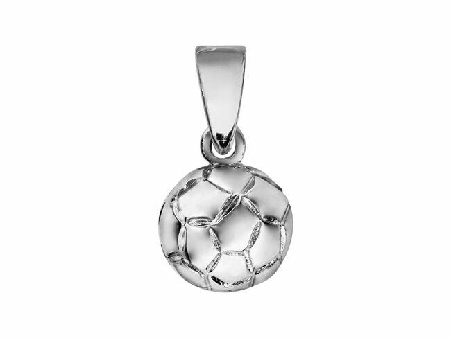 Loumya Silver | Pendentif | Argent | Ballon Football | ø 11mm | 00608