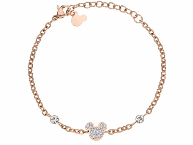 Disney Jewels | Bracelet | Acier Rosé | Mickey | B600590PRWL-B