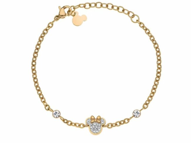 Disney Jewels | Bracelet | Acier Doré | Minnie | B600589YRWL-B