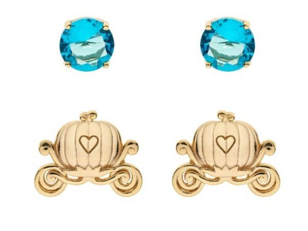 Disney Jewels | Boucles D'Oreilles | Plaqué Or | Citrouille | SS00003YFBL