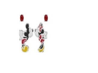 Disney Jewels | Boucles D'Oreilles | Argent | Mickey & Minnie | SS0004SRRL