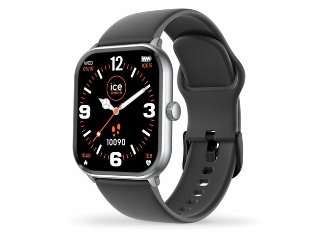 Ice-Watch | Mixte | Ice Smart | Silver-Black | Bluetooth | 021411 Ice-Watch | Mixte | Ice Smart | Silver-Black | Bluetooth | 021411