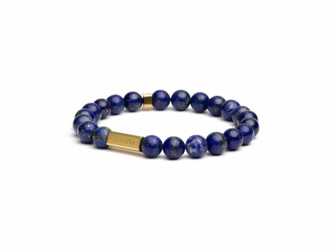 GEMINI | Bracelet | LMNT Earth | Lapis Lazuli | 8mm | G17
