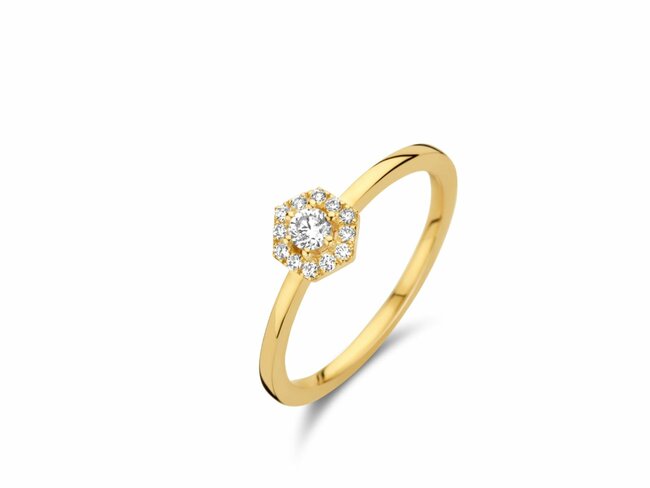 One More 18K | Bague | Or Jaune | Diamants 0.11ct | 0.08ct |  065725/A
