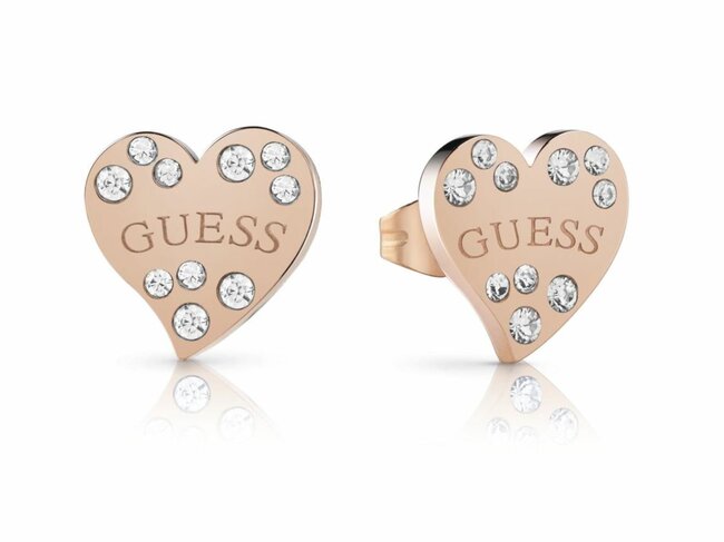Guess Jewels | Boucles D'Oreilles | Heart Warming | UBE78053