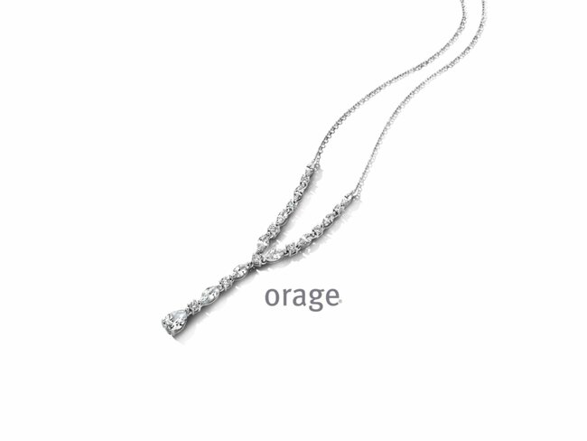 Orage | Collier | Argent | Oxyde De Zirconium | AW016