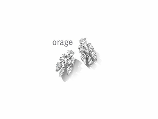 Orage | Boucles D'Oreilles | Argent | Oxyde De Zirconium | AW017