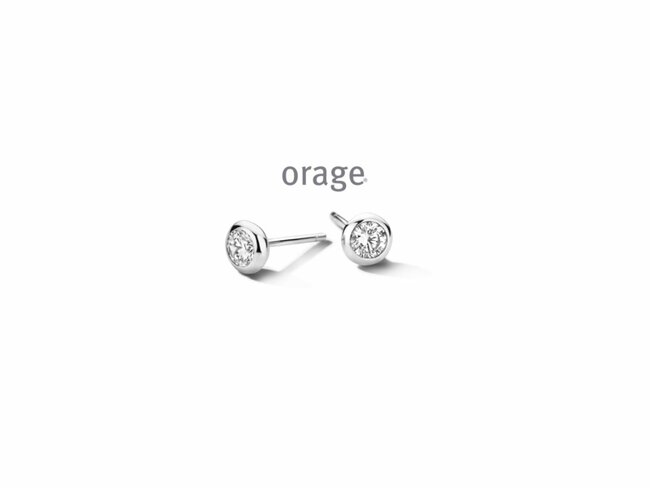 Orage | Boucles D'Oreilles | Argent | Oxyde De Zirconium | AW056