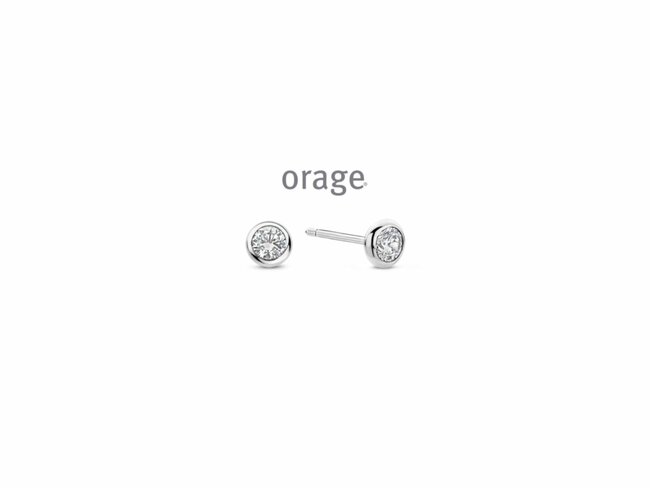 Orage | Boucles D'Oreilles | Argent | Oxyde De Zirconium | AW056