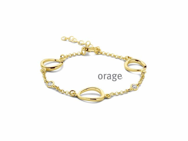 Orage | Bracelet | Plaqué Or | Oxyde de Zirconium | AW089