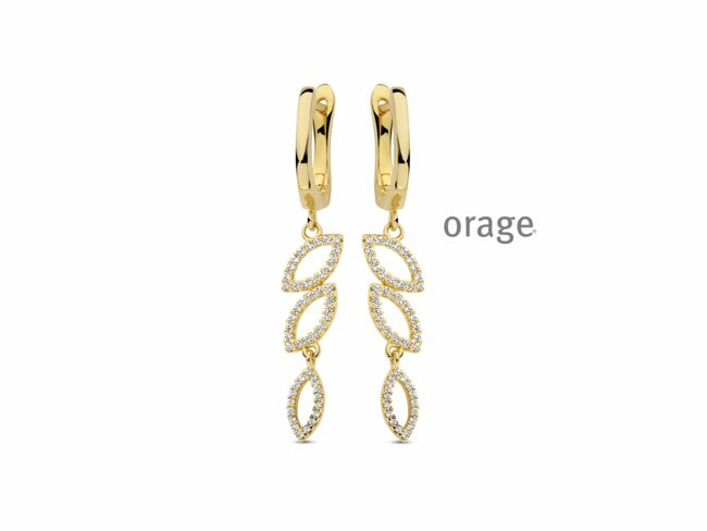 Orage | Boucles D'Oreilles | Plaqué Or | Oxyde De Zirconium | AW099 Orage | Boucles D'Oreilles | Plaqué Or | Oxyde De Zirconium | AW099