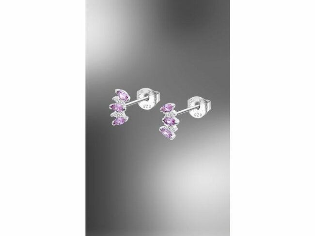 Lotus Silver | Boucles d'Oreilles | Argent | Oxyde de Zirconium | LP3630-4/1