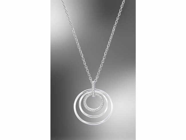 Lotus Silver | Collier | Argent | Oxyde de Zirconium | LP3584-1/1