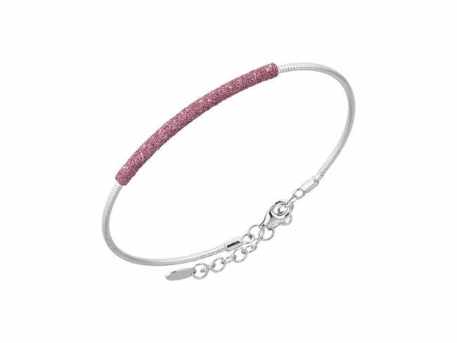 Pesavento | Bracelet | Argent | Polvere Pink Jaipur | WPSCB008
