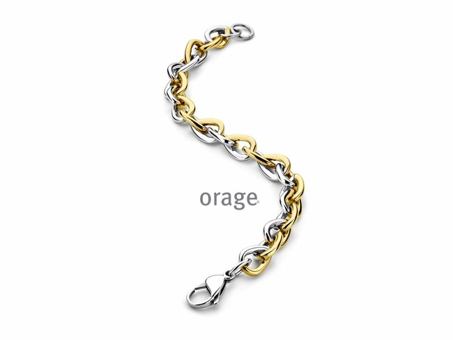 Orage | Bracelet | Acier Inoxydable | Bicolore | AW348