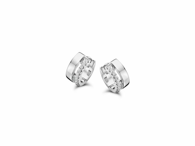 Naiomy Silver | Boucles d'Oreilles | Argent | Oxyde de Zirconium | N4J58