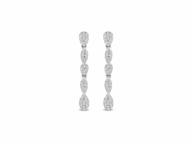 Naiomy Silver | Boucles d'Oreilles | Argent | Oxyde de Zirconium | N4A59