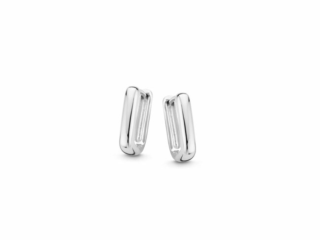 Naiomy Silver | Boucles d'Oreilles | Créoles | Argent |  14x8mm | N4I54