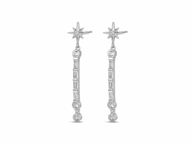 Loumya Silver | Boucles D'Oreilles | Argent | Oxyde De Zirconium | 9117174