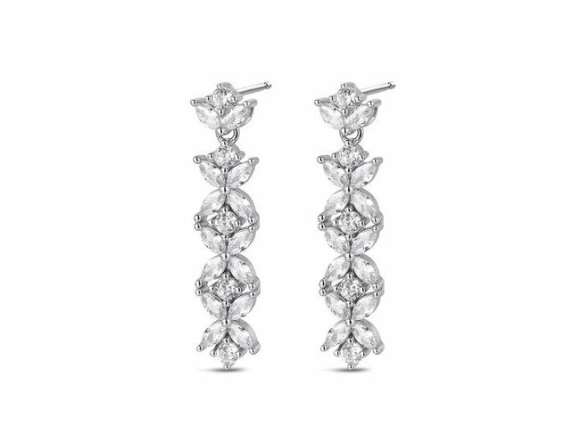 Loumya Silver | Boucles D'Oreilles | Argent | Oxyde De Zirconium | 9117165