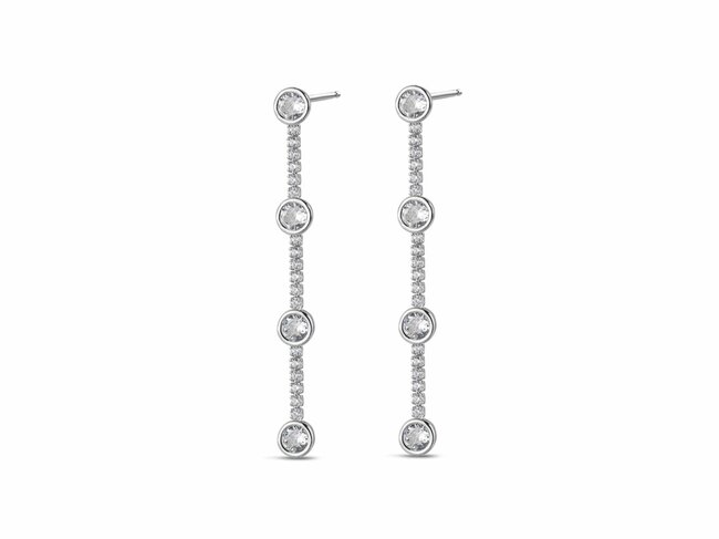 Loumya Silver | Boucles d'Oreilles | Argent | Oxyde De Zirconium | 9118360