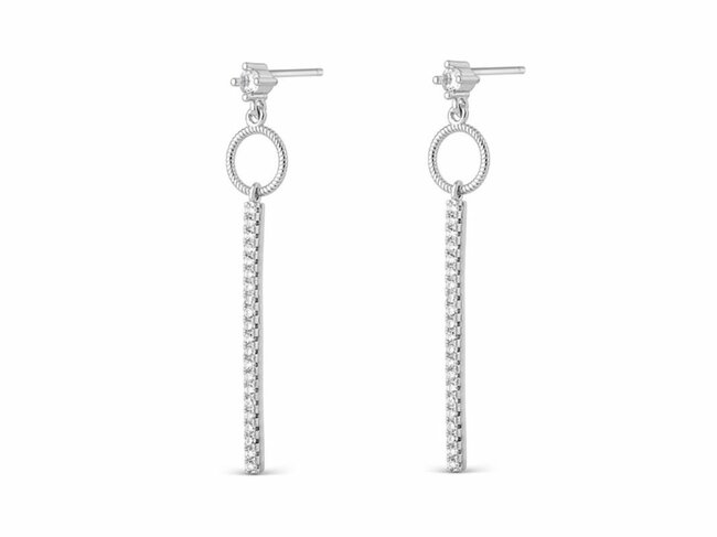 Loumya Silver | Boucles d'Oreilles | Argent | Oxyde De Zirconium | 9116539