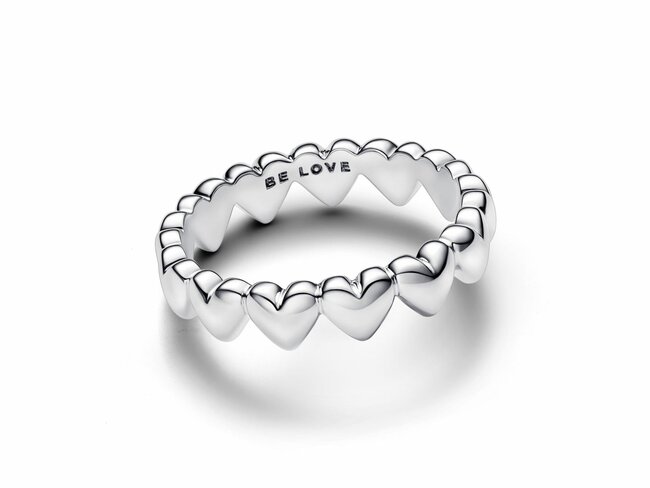 Pandora | Bague | Argent | Coeurs | 193427C00