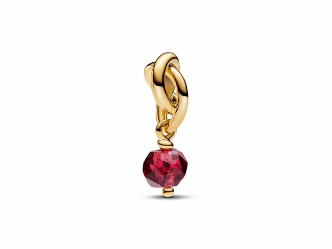 Pandora | Charm | Cercle d'Eternité | Juillet | Rouge | 763462C07